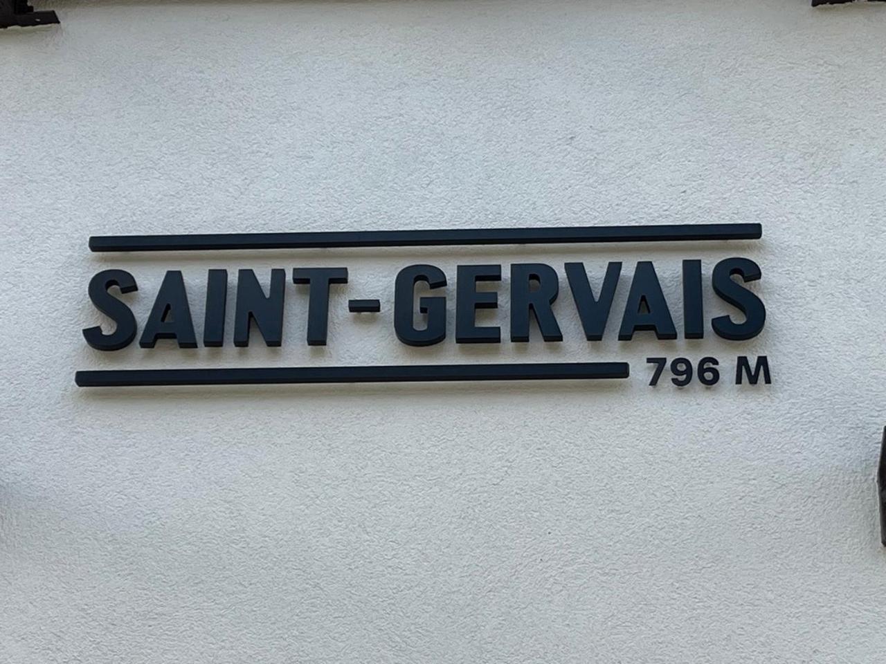 Un Nid Sous Les Toits Lejlighed Saint-Gervais-les-Bains Eksteriør billede